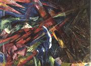 Franz Marc Fate of the Animals (mk34) oil on canvas